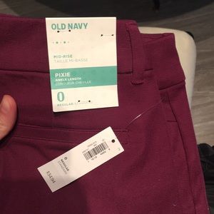 Old Navy Purple Pixie Pants